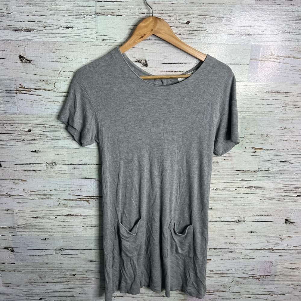 Lacoste gray mini dress with pockets size 34